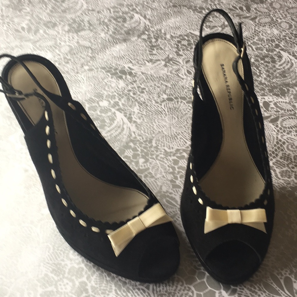 Black shoe Banana Republic